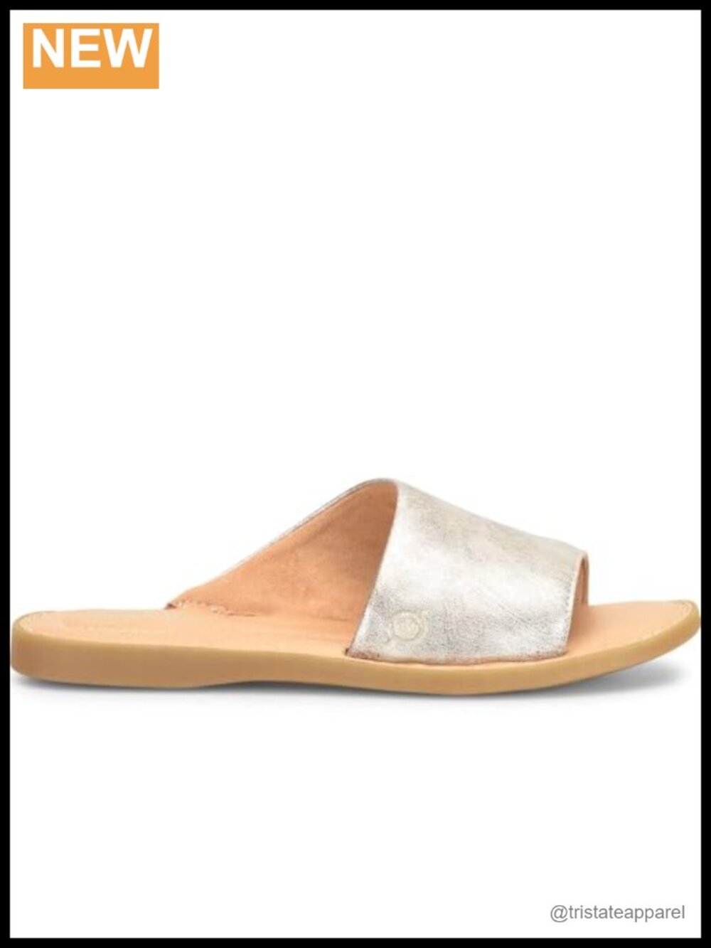 Women's Leather Slide Sandals Comfort Cushioned Opanka Casual